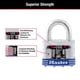 thumbnail image 5 of Padlock Master Lock 5D Outdoor con llave, 1 paquete, plateado, 5 of 6