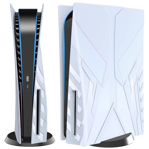 Cubierta Dura AARONMEI para Consola PS5 Disc Edition Blanco