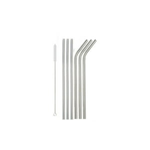 Disparo - Set 6 Bombillas Reutilizables Con Cepillo Ecologico Cocina Tragos