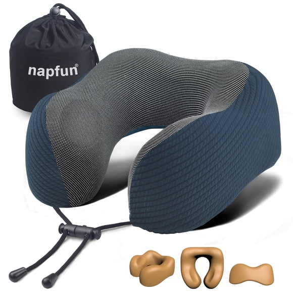 Almohada Cervical De Espuma Viscoelástica Para Viaje Y Avión