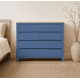 thumbnail image 1 of Cómoda "Puelo" 5 Cajones Mueble de Pino Clear con Distribución - Azúl Marino - 100x40x90 cm, 1 of 3
