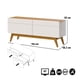 thumbnail image 3 of Rack Tv Stand Classic 12233 1.4 Cajones Blanco/Caramelo, 3 of 4