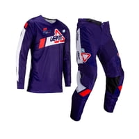 Kit Leatt Moto 3.5 Jersey Con Pantalón Royal