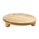 thumbnail image 4 of Mesa Elevadora Decorativa, Soporte Elevador De Madera Rústica Para Exhibición, Jabonera, Postre, Marrón Claro, 4 of 5