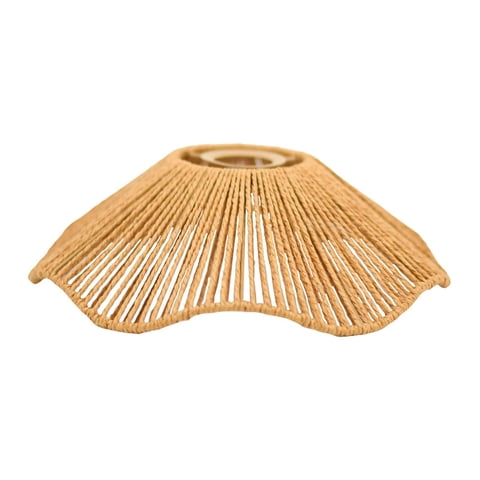 Ioensy - Pantalla De Lámpara Tejida, Pantalla De Lámpara Colgante Para Cubierta De Luz Colgante, Cafetería, Sala De Estar, Color Amarillo