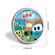 thumbnail image 2 of Leo el camión-Theme Round Button Badge: Premium Metal Construction, Ideal for High-End Events 2.8 cm, 2 of 6