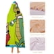 thumbnail image 4 of Wally Gator Manta Capa Con Capucha Anti bolitas Manta De Lana Ártica Suave Manta Portátil De Felpa Ligera Y Lujosa Poncho Para Siesta En Casa Y Oficina 100*130cm, 4 of 6