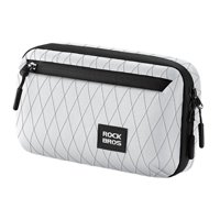 Magideal - Bolso De Manillar De Bicicleta Bolsita De Bicicleta Bolsita Resistente Al Agua Accesorios Pequeños Accesorios De Ciclismo Bolsita De Hombro Bolsas De Blanco