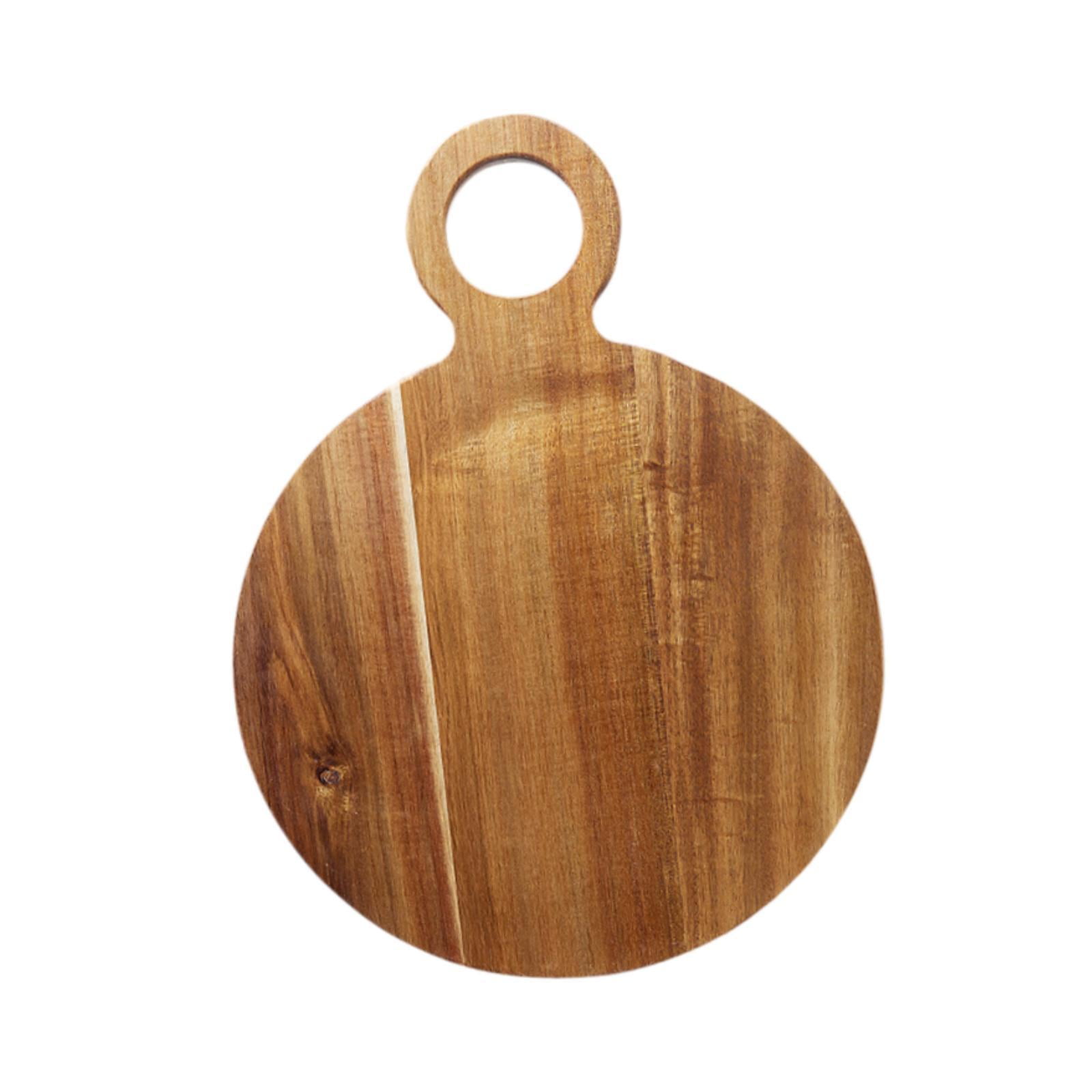 Magideal - Tabla De Cortar, Plato Para Pizza, Bloque De Carnicero, Bandeja Para Servir, Tabla De Quesos, Bloque Para Cortar Carne, Pan, Trinchar, Encimera De