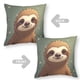thumbnail image 2 of Funda de Almohada de Terciopelo Desmarcar Perezoso 66x66 cm, 2 of 6