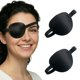 thumbnail image 1 of Set de Parche Ocular Ajustable Negro RCHQOUTOR 2 Piezas, 1 of 7