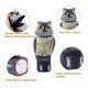 thumbnail image 2 of Búho espantapájaros repelente de aves negro, 2 of 3