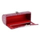 thumbnail image 2 of Estuche para lápiz labial de cuero, caja de almacenamiento con espejo para monedero marrón, 2 of 5