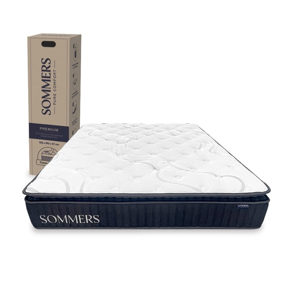 Colchón Queen 2p Premium 150x190x27 Sommers 1 un