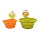 thumbnail image 2 of Plato Plegable Silicona Simple Verde Talla L Perro, 2 of 3