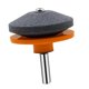thumbnail image 2 of Afilador De Cuchillas De Cortadora De Césped Giratoria Amoladora De Cuchillas Para Taladro Eléctrico / Manual Naranja, 2 of 5