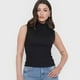 thumbnail image 3 of Polera Mujer Halter Negro Rib Corona, 3 of 5