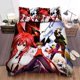 thumbnail image 1 of High School Dxd Characters Quilt Duvet Cover Set Super Pillowcase3-Piece Bedding Set, 1 of 5