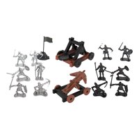 Magideal - Figura De Acción De Simulación De Soldado Antiguo Con Carros, Soldados Y Escena De Batalla Para Niños, Juegos Medievales. C