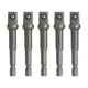 thumbnail image 1 of Juego De 5 Adaptadores De Extensión De Enchufe De Acero Para Herramientas Eléctricas De Carpintería De 3,75 Mm, 1 of 5