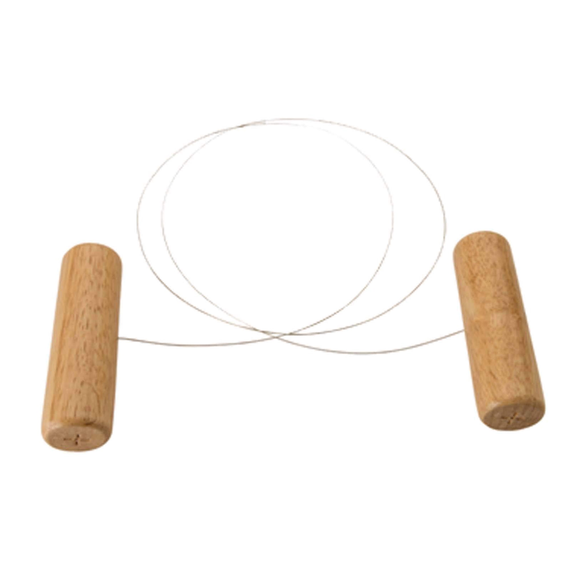 Cortador De Queso Winco Con Alambre De 112 Cm Y Mango De Madera