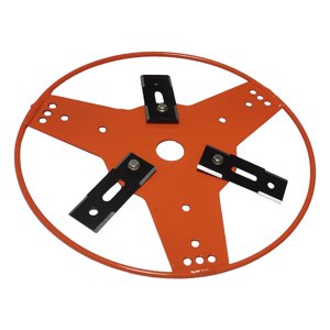 Ioensy - Accesorio De Repuesto Para Cabezal De Corte, Cabezal De Cuchilla De Desbrozadora Con Orificio De 2,5 Cm, 3 Cuchillas