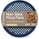 thumbnail image 1 of Molde para pizza Bakken redondo perforado de acero al carbono azul, 1 of 8