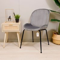 Oh! Mi Hogar ® - Silla Berta Velvet Base Negra