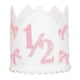 thumbnail image 1 of Corona, Sombrero Y Lazo Para 1/2 Cumplea?os, Decoración Para Ni?a, Accesorio Para Fotos De Tarta Smash, Color Rosa, 1 of 5