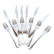 thumbnail image 1 of Pack 6 tenedores + 6 cuchillos de mesa acero inoxidable #1, 1 of 3