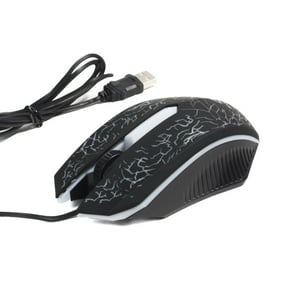 Genérico - Mouse Gamer Negro Con Luces Jm-813
