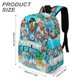 thumbnail image 3 of FIFA-theme Backpack, Campus style schoolbag Bookbag with Adjustable Shoulder Straps And Large Zip Compartment, Unisex Travel Bags.42x30x15cm, 3 of 6