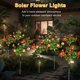 thumbnail image 3 of Luces solares para jardín Aureate Horizon, paquete de 4, rojo y rosa, 3 of 4