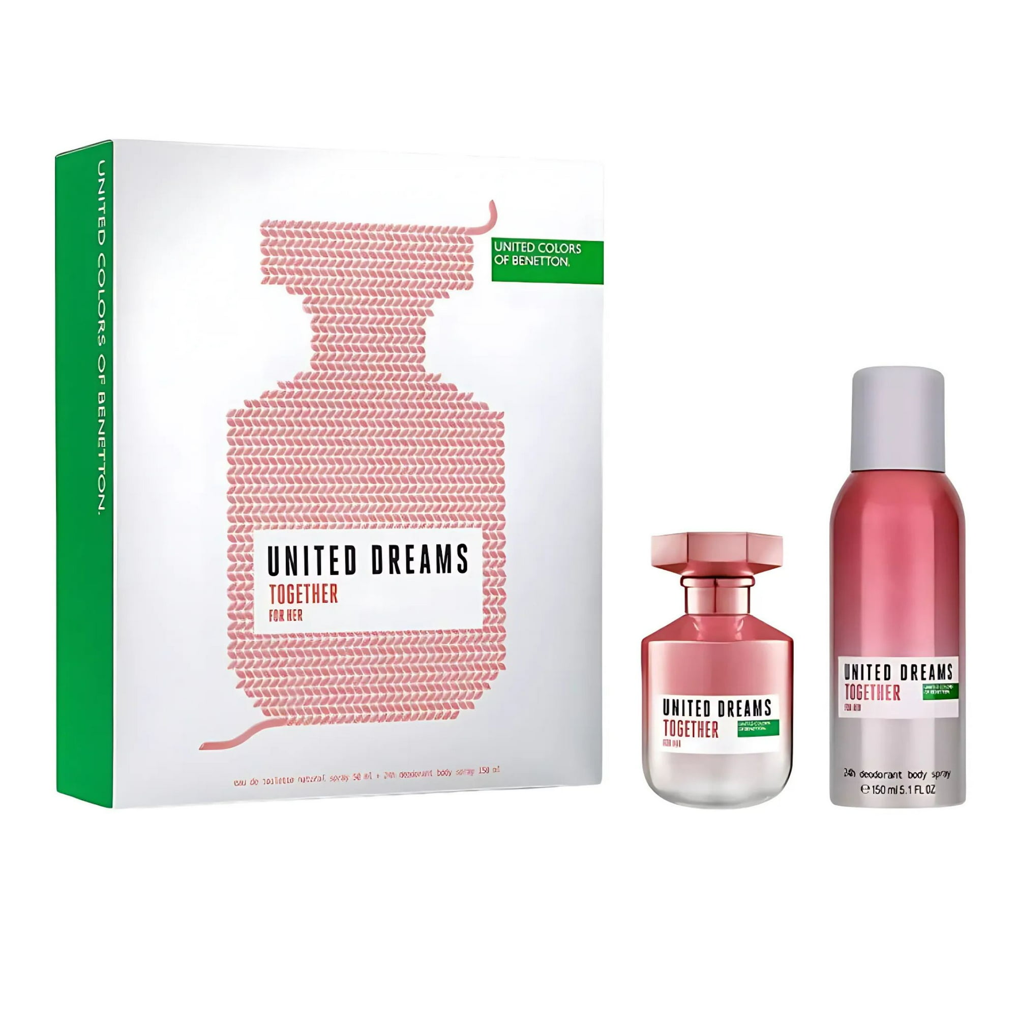 Benetton - United Dreams Together For Her Estuche Edt 50ml+desodorante 150ml