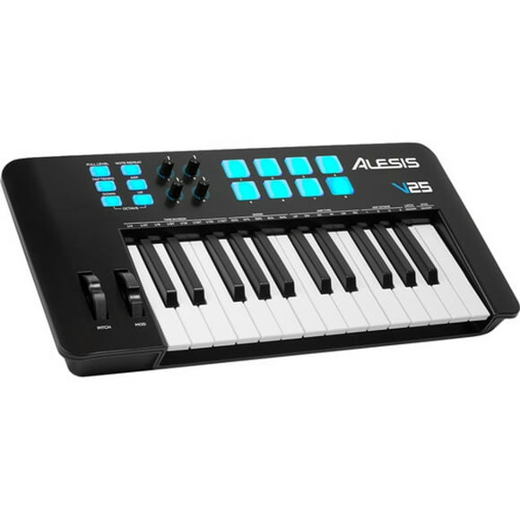 Controlador MIDI 25 Teclas Profesional Alesis V 25 MKII