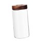 thumbnail image 1 of Contenedor De Almacenamiento Con Válvula De Escape Para Granos De Café, Frasco De Vidrio Para Especias, 1300 Ml, 10 X 10 X 20 Cm, 1 of 5