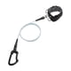 thumbnail image 3 of Freediving Lanyard Leash Correa de seguridad Correa de pulsera de acero inoxidable resistente Cuerda de seguridad Cordón de buceo para equipo de buceo, 3 of 5