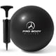 thumbnail image 1 of Pelota de ejercicio ProBody Pilates pequeña de 23 cm con bomba, negra, 1 of 9