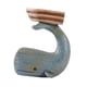 thumbnail image 2 of Escultura De Ballena, Adorno Artesanal Mediterráneo Para Dormitorio, Oficina Y Sala De Estar., 2 of 5