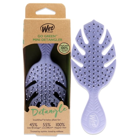 Cepillo Desenredante Wet Brush Go Green Mini Morado Unisex