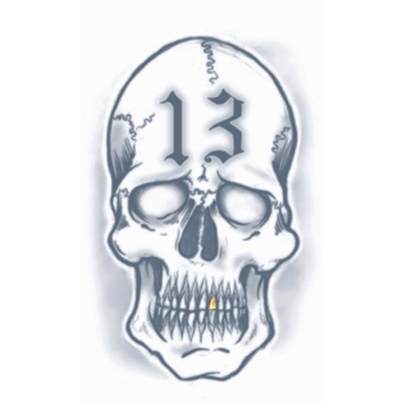 Tatuaje Temporal Tinsley Transfers 13 Calaveras Prisión