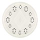 thumbnail image 1 of Alfombra Redonda Palafito Blanca 160 x 160 cm, 1 of 6