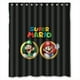 thumbnail image 1 of Adorable cortina de ducha de dibujos animados de Super Mario, juego de cortina de baño con ganchos, tamaño 60 x 72 pulgadas, 1 of 3