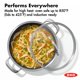 thumbnail image 4 of Olla de caldo híbrida OXO 8QT de acero inoxidable antiadherente con tapa, 4 of 7