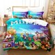 thumbnail image 1 of CartoonMiitopia Bedding Set Duvet Cover Bed Set Quilt Cover Pillowcase Comforter Boys Adult Bedding Set, 1 of 5