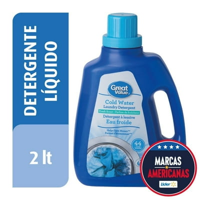 Detergente Líquido Cold Water Botella 2 L Great Value