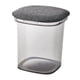 thumbnail image 1 of Taburete Para Zapatos Otomano De Almacenamiento De Juguetes, Asiento Acolchado Transparente Portátil Para Sala De Estar L Gris, 1 of 5