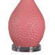 thumbnail image 4 of Lámpara de mesa Benzara Pin Bowl Design Hammered Pink, 4 of 5