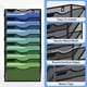 thumbnail image 3 of Organizador de archivos de pared Kuntine.B 5 bolsillos negro metal, 3 of 7