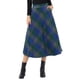 thumbnail image 1 of Falda Maxi Larga de Cuadros Vintage de Cintura Alta para Mujer INSPIRE CHIC con Bolsillos S Azul, 1 of 6